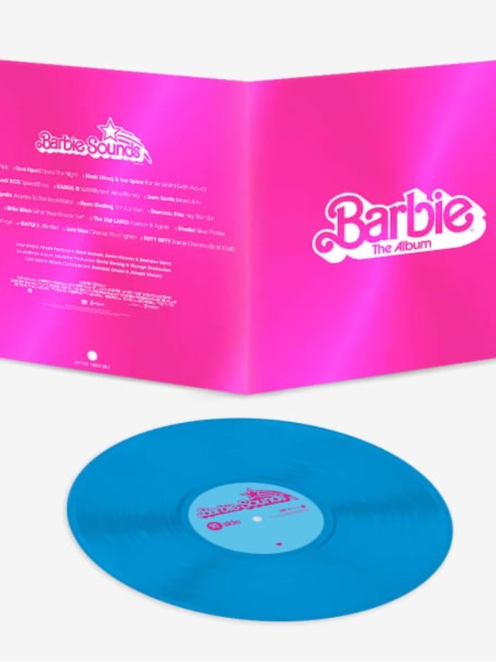 Barbie The‎ Album Official Vinyl Movie Soundtrack Sky Blue Mattel Creations